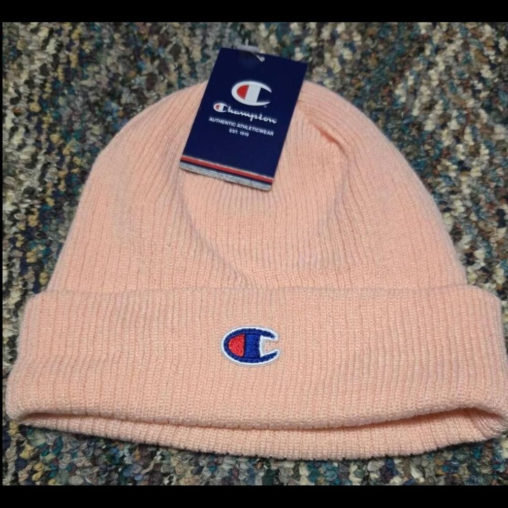 Champion Pink Beanie Hat